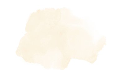 Beyaz üzerine izole edilmiş, sıvı bir kova boyası ile soyut suluboya arka plan görüntüsü. Açık turuncu tonları