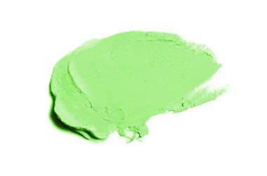 Smear ve ruj veya akrilik boya beyaz izole doku