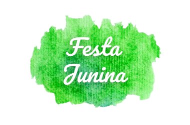 Kova boyası sıvı bir sıçrama ile soyut suluboya arka plan görüntüsü. Bahar tonları. Festa Junina