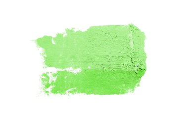 Smear ve ruj veya akrilik boya beyaz izole doku