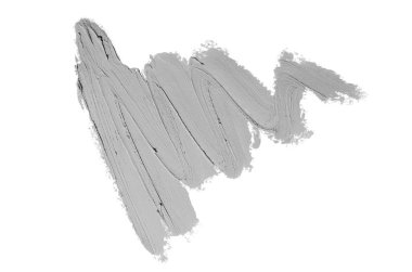 Smear ve ruj veya akrilik boya beyaz izole doku