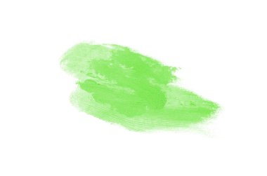 Smear ve ruj veya akrilik boya beyaz izole doku