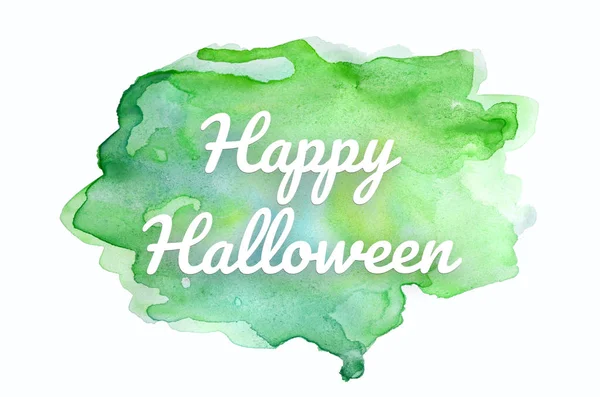 Abstraktes Aquarell-Hintergrundbild mit einem flüssigen Spritzer Aquarellfarbe. Frühlingstöne. fröhliches Halloween — Stockfoto