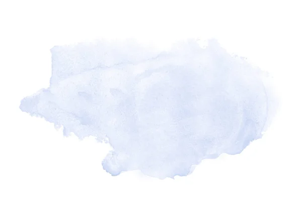 Abstract aquarel achtergrondafbeelding met een vloeibare Splatter van Aquarelle verf, geïsoleerd op wit. Blauwe tinten — Stockfoto