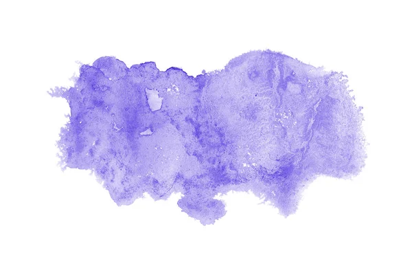 Absztrakt akvarell háttérkép egy folyékony fröccs a Aquarelle festék, elszigetelt fehér. Ibolyaszínű színek — Stock Fotó