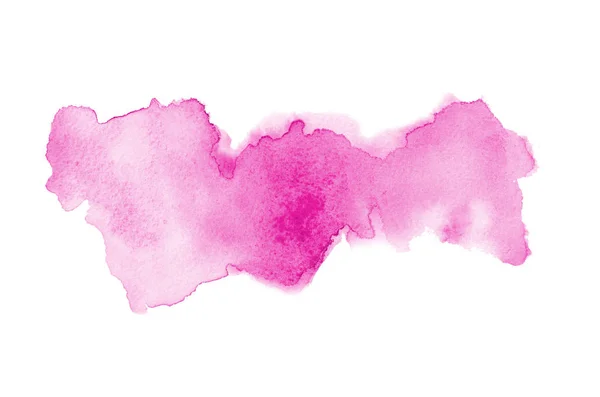 Obraz pozadí abstraktní akvarel s tekutým koláčem z akarelle barvy, izolované na bílém. Růžové tóny — Stock fotografie