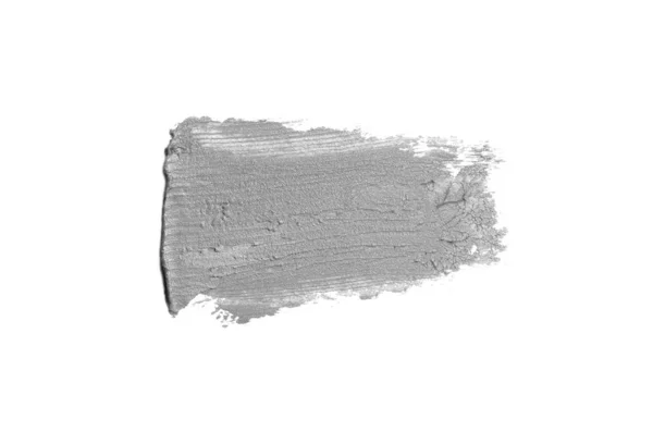 Smear en textuur van lippenstift of acrylverf geïsoleerd op wit — Stockfoto