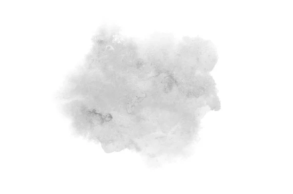 Obraz pozadí abstraktní akvarel s tekutým koláčem z akarelle barvy, izolované na bílém. Černobílé tóny — Stock fotografie