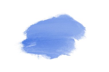 Smear ve ruj veya akrilik boya beyaz izole doku