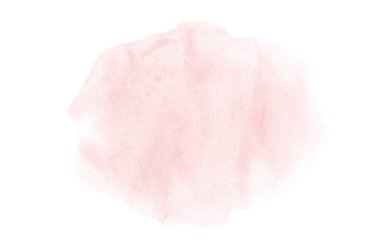 Aquarelle boya, üzerinde beyaz izole bir sıvı sıçrama ile suluboya arka plan görüntüsü. Kırmızı tonları