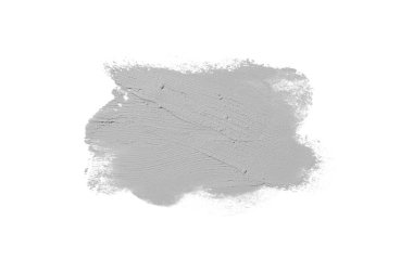 Smear ve ruj veya akrilik boya beyaz izole doku