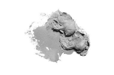 Smear ve ruj veya akrilik boya beyaz izole doku