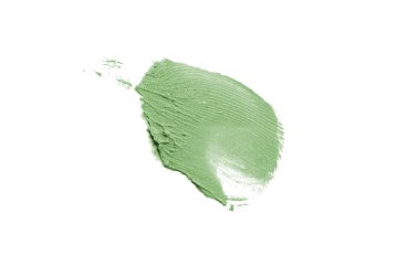 Smear ve ruj veya akrilik boya beyaz izole doku