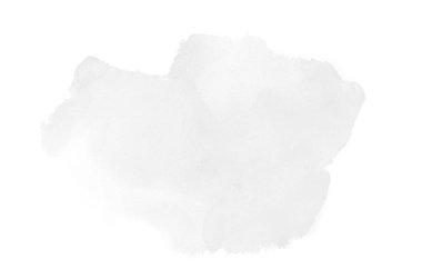 Beyaz üzerine izole edilmiş, sıvı bir kova boyası ile soyut suluboya arka plan görüntüsü. Siyah beyaz tonları