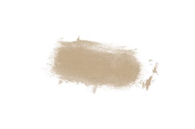 Smear ve ruj veya akrilik boya beyaz izole doku