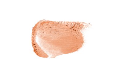 Smear ve ruj veya akrilik boya beyaz izole doku