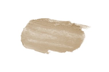 Smear ve ruj veya akrilik boya beyaz izole doku