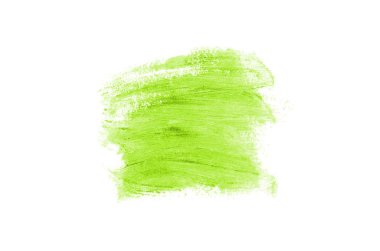 Smear ve ruj veya akrilik boya beyaz izole doku