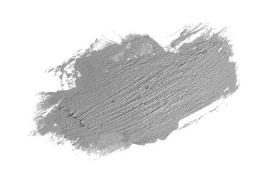 Smear ve ruj veya akrilik boya beyaz izole doku