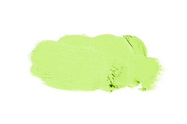 Smear ve ruj veya akrilik boya beyaz izole doku