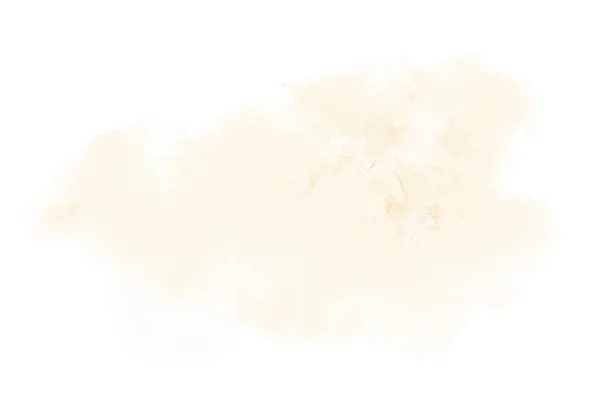 Astratto acquerello immagine di sfondo con uno schizzo liquido di vernice acquerello, isolato su bianco. Tonalità arancio chiaro — Foto Stock