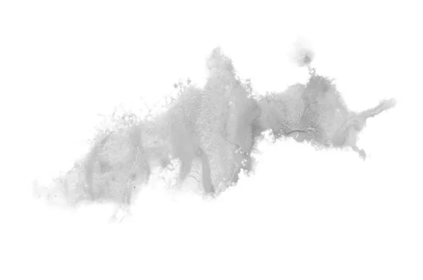 Абстрактне зображення акварельного фону з рідкою фарбою акварелі, ізольоване на білому. Чорно-білі тони — стокове фото