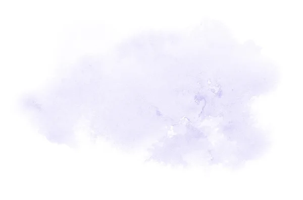 Abstract aquarel achtergrondafbeelding met een vloeibare Splatter van Aquarelle verf, geïsoleerd op wit. Violet tinten — Stockfoto
