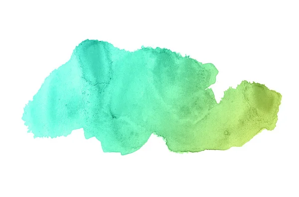 Imagen de fondo de acuarela abstracta con una salpicadura líquida de pintura acuarela, aislada en tonos pastel blancos. —  Fotos de Stock