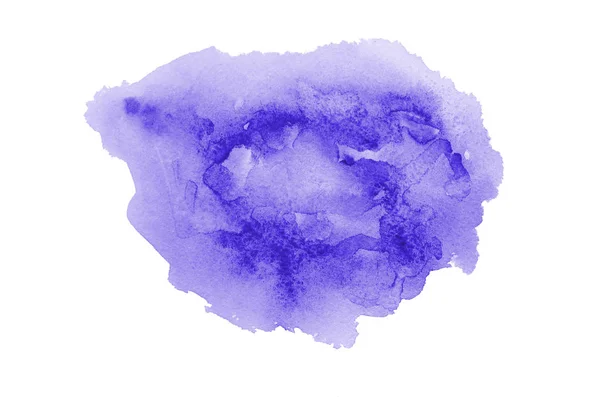 Abstract aquarel achtergrondafbeelding met een vloeibare Splatter van Aquarelle verf, geïsoleerd op wit. Violet tinten — Stockfoto