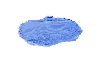 Smear ve ruj veya akrilik boya beyaz izole doku