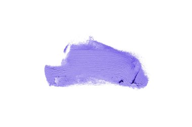 Smear ve ruj veya akrilik boya beyaz izole doku