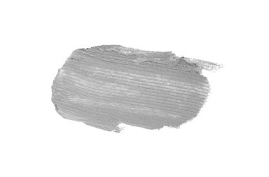 Smear ve ruj veya akrilik boya beyaz izole doku