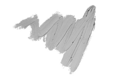 Smear ve ruj veya akrilik boya beyaz izole doku