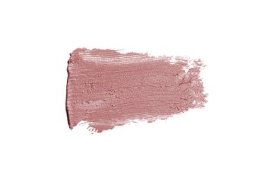 Smear ve ruj veya akrilik boya beyaz izole doku