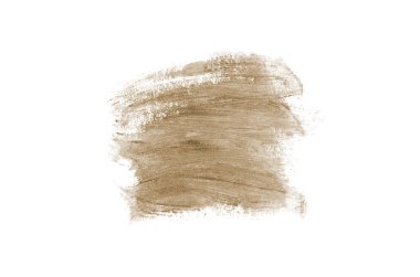 Smear ve ruj veya akrilik boya beyaz izole doku