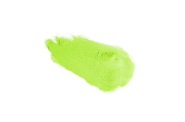 Smear ve ruj veya akrilik boya beyaz izole doku