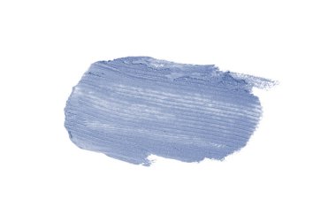 Smear ve ruj veya akrilik boya beyaz izole doku