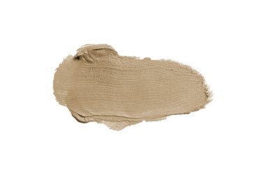 Smear ve ruj veya akrilik boya beyaz izole doku