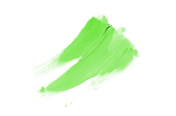 Smeta och textur av läppstift eller akrylfärg isolerad på vitt — Stockfoto