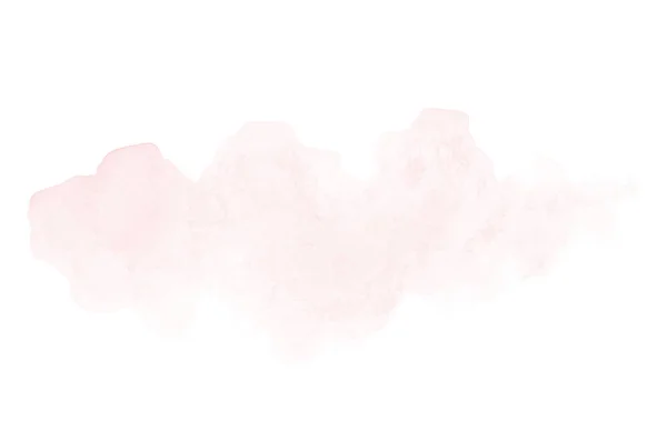 Αφηρημένη Υδατογραφία φόντο εικόνα με ένα υγρό πιτσιλίσματα aquarelle βαφής, απομονωμένα σε λευκό. Αποχρώσεις του κόκκινου — Φωτογραφία Αρχείου