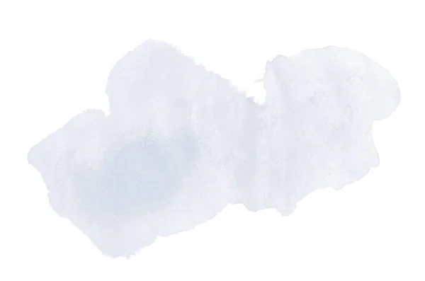 흰색에 고립 된 아쿠아렐 페인트의 액체 튀김추상 수채화 배경 이미지. 다크 블루 톤 — 스톡 사진
