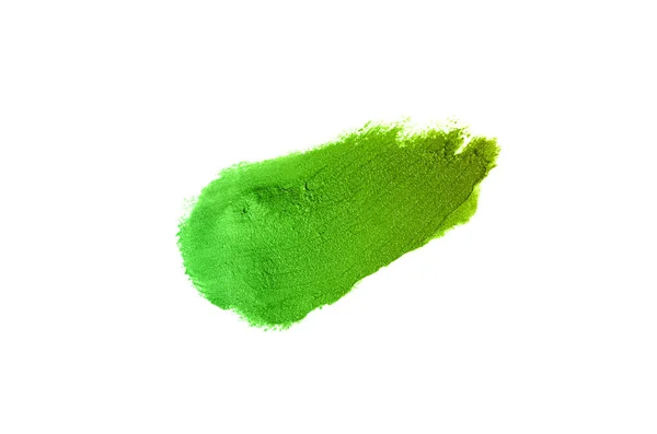 Smear and texture of lipstick or acrylic paint isolated on white — Stock Photo, Image