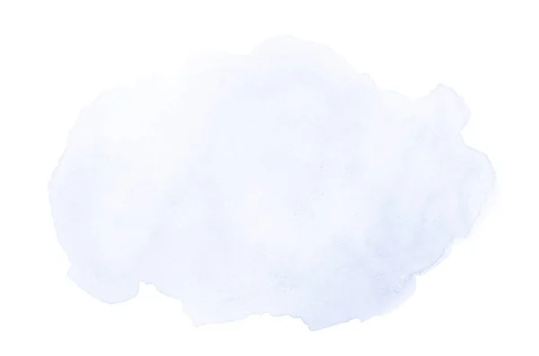 Abstract aquarel achtergrondafbeelding met een vloeibare Splatter van Aquarelle verf, geïsoleerd op wit. Blauwe tinten — Stockfoto
