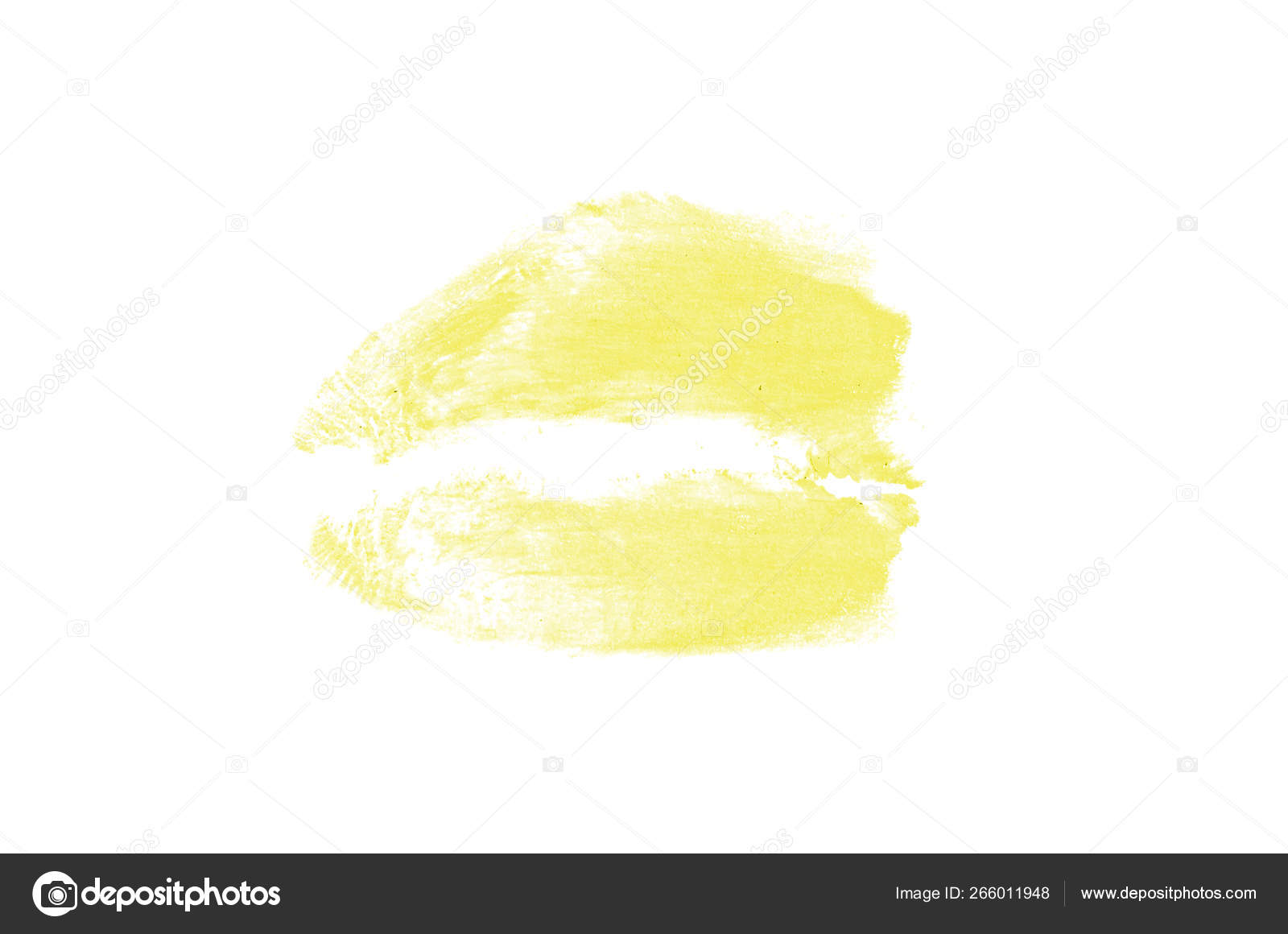 Color Lipstick Kiss Mark White Background Beautiful Lips Isolated White