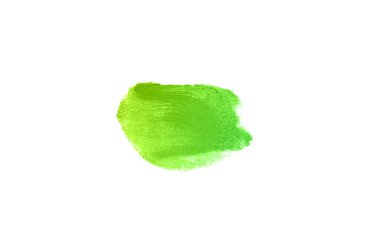 Smear ve ruj veya akrilik boya beyaz izole doku