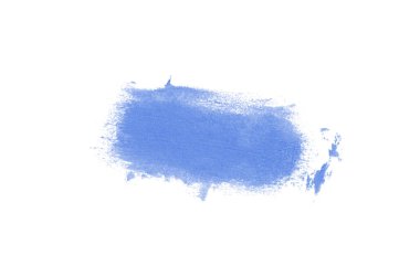 Smear ve ruj veya akrilik boya beyaz izole doku