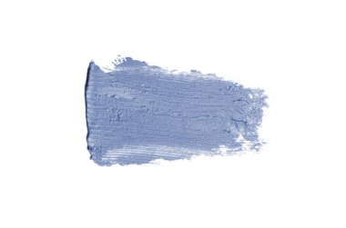 Smear ve ruj veya akrilik boya beyaz izole doku