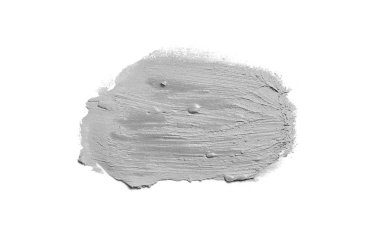 Smear ve ruj veya akrilik boya beyaz izole doku