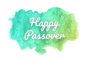 Kova boyası sıvı bir sıçrama ile soyut suluboya arka plan görüntüsü. Yeşil ve sarı pastel tonları. Mutlu Hamurdan