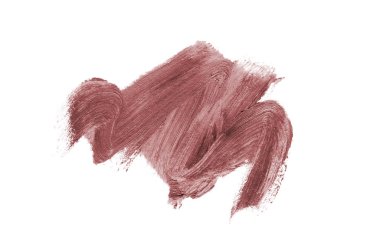 Smear ve ruj veya akrilik boya beyaz izole doku